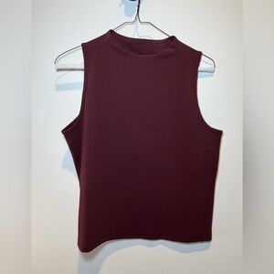SPANX Sleeveless Maroon Tank Top